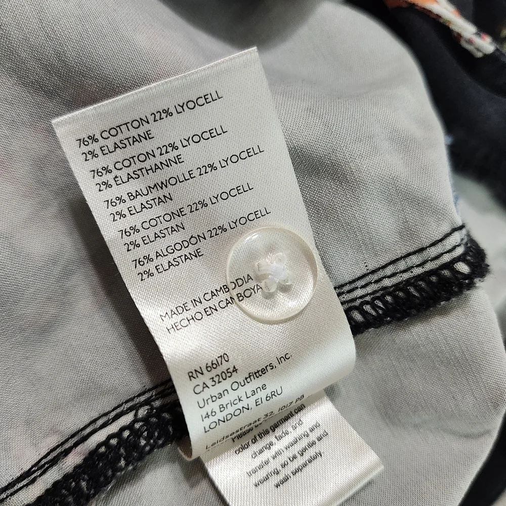 Anthropologie Pilcro The Demilune Floral Print Bootcut Utility Pants - Picture 10 of 16